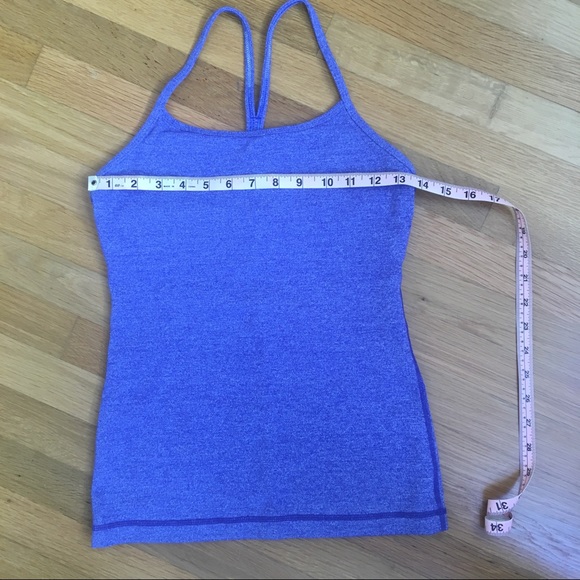 Lululemon Power Y Pigment Blue Sz 4 - Picture 5 of 8